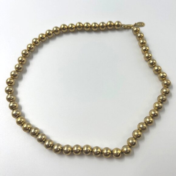 Parklane 14" Necklace Beaded Gold Vintage - Picture 1 of 2